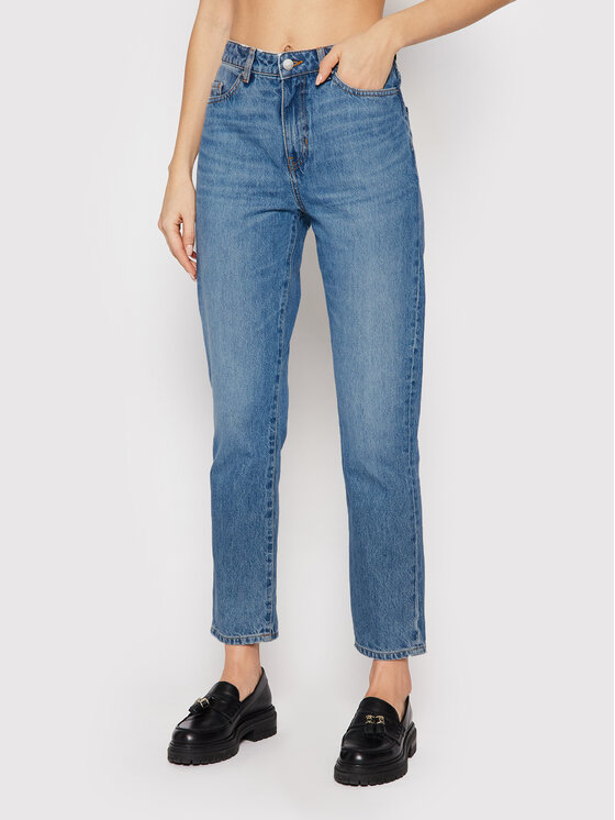 Jeans Straight Crop 1.4 50458581 Blu Regular Fit