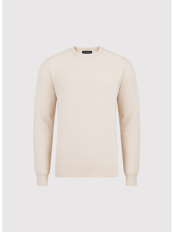 Pako Lorente Pako Lorente Sweter P26WF-2X-013 Beżowy Classic Fit