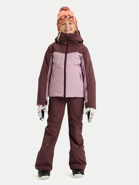 Roxy Roxy Snowboardová bunda Free Jet Block ERGTJ03197 Ružová Slim Fit