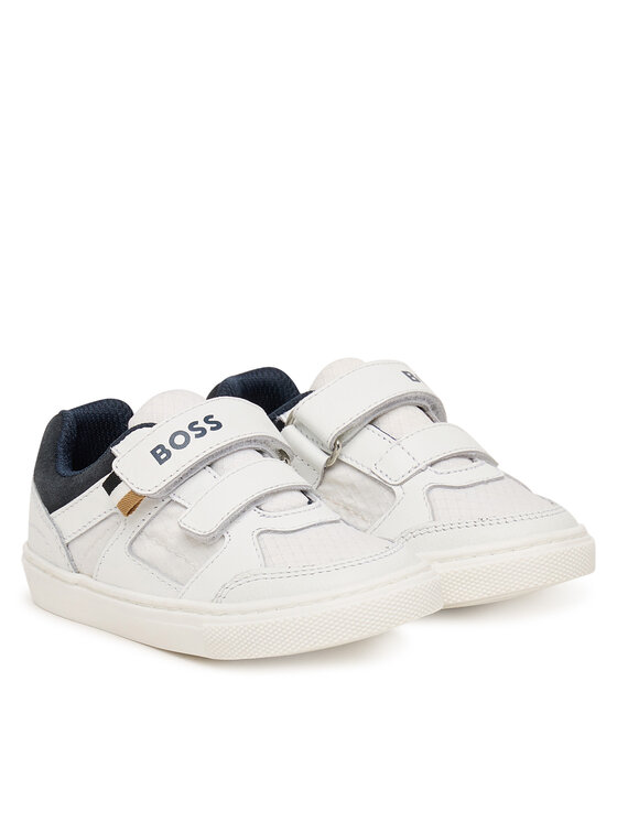 BOSS BOSS Sneakersy J52827 S Biela