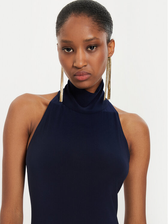 NORMA KAMALI NORMA KAMALI Večerna obleka KK2243PL236951 Mornarsko modra Slim Fit