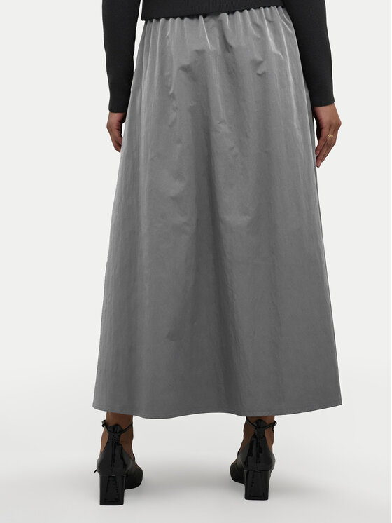 Kaffe Kaffe Спідниця трапеція Evi 10552315 Сірий Regular Fit