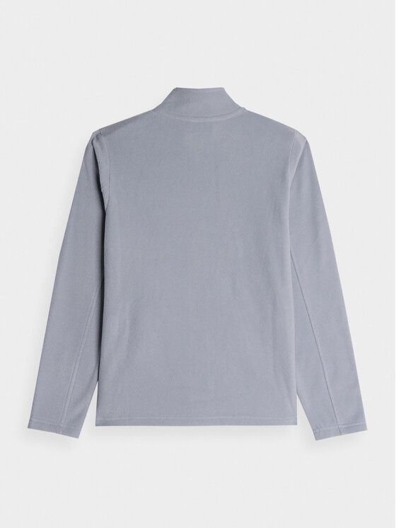 4F 4F Felpa di pile 4FJAW23TFLEM105 Grigio Regular Fit
