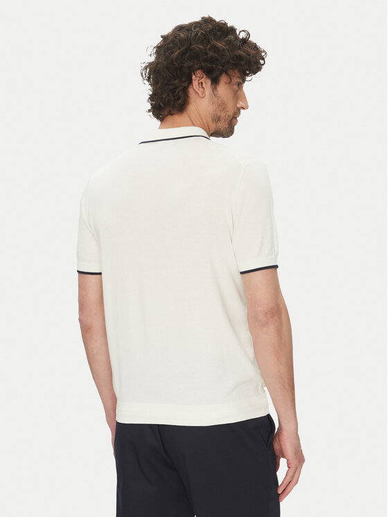 La Martina La Martina Polo Austin MAS001 YC041 Bianco Regular Fit