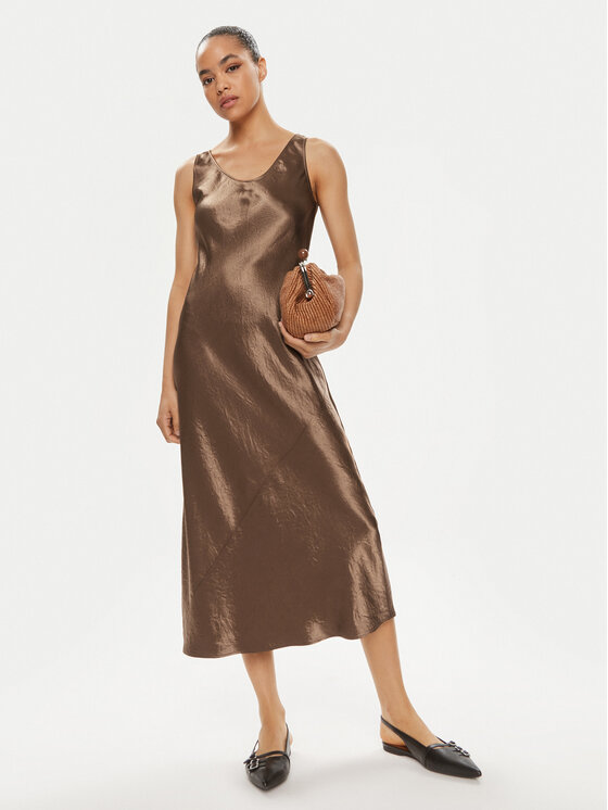 Max Mara Leisure Max Mara Leisure Vsakodnevna obleka Talete 2416221078 Rjava Regular Fit