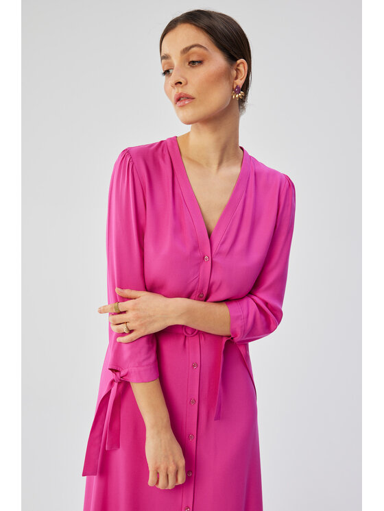 Stylove Stylove Letní šaty S365 Růžová Comfortable Fit