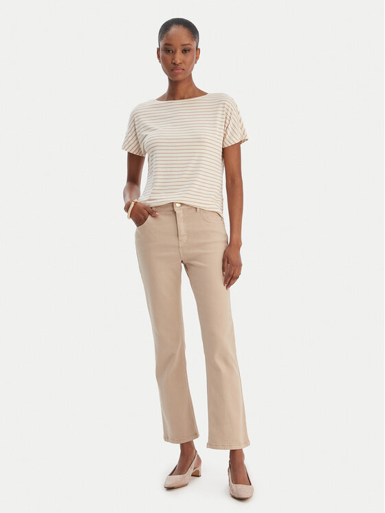 Marella Marella Džinsai Emme by Marella Sfinge 2615131261 Smėlio Slim Fit