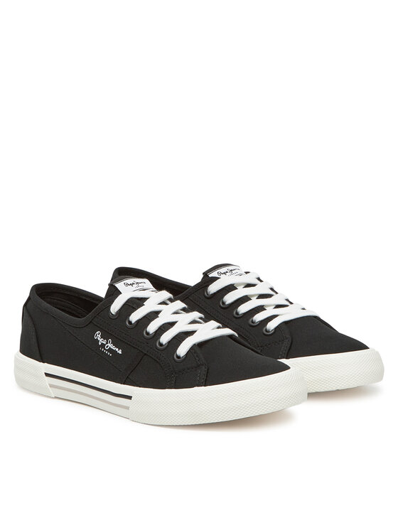 Pepe Jeans Pepe Jeans Tenisówki Brady Basic W PLS31287 Czarny
