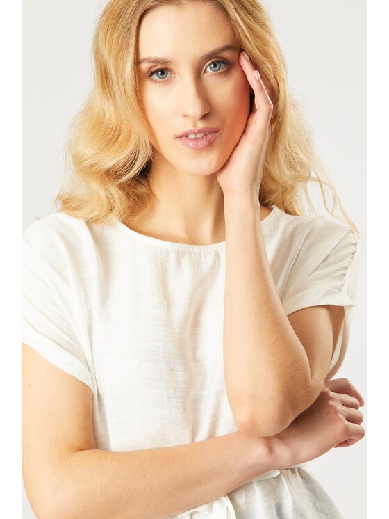QUIOSQUE QUIOSQUE Halenka B809014-A Écru Regular Fit