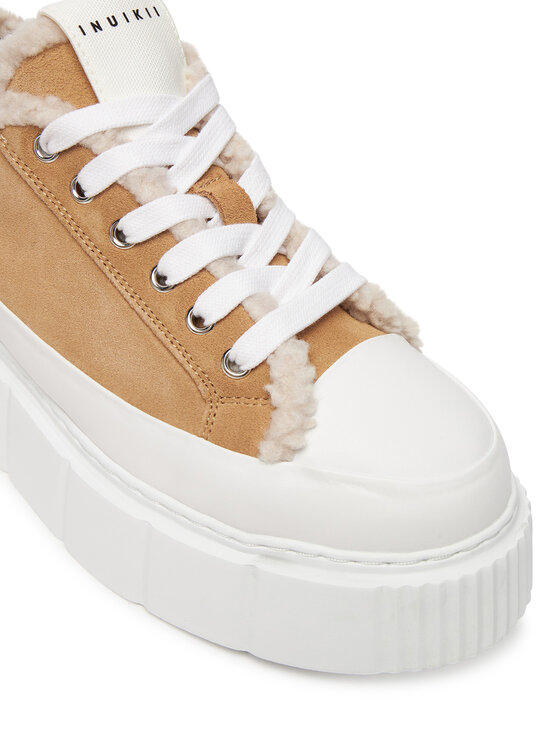 Inuikii Inuikii Sneakers aus Stoff Matilda Curly 1001.001.0381 Beige