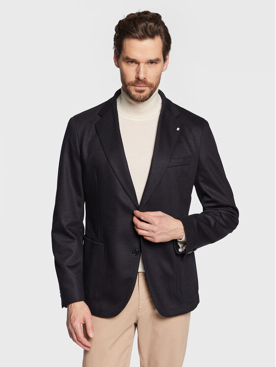 BOSS Boss Suknjič C-Hanry-J-224 50479369 Mornarsko modra Slim Fit