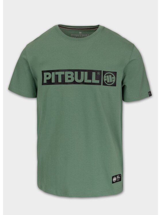 PITBULL PITBULL T-Shirt AUTOMATIC Zielony Regular Fit