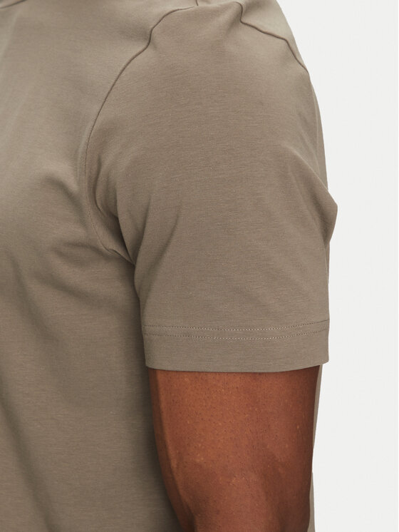 BOSS BOSS T-Shirt Tchup 50473278 Béžová Relaxed Fit