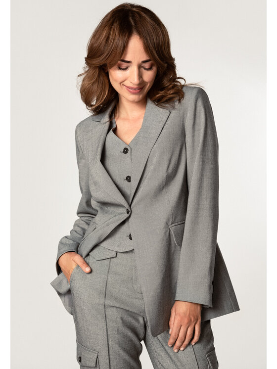 QUIOSQUE QUIOSQUE Sako ML 0923Z1 Sivá Regular Fit