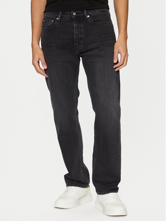 Calvin Klein Jeans Džínsy J30J327206 Čierna Straight Fit