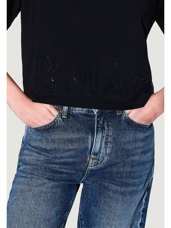 Armani Exchange Armani Exchange T-Shirt XW001709 AF17172 Czarny Casual Fit