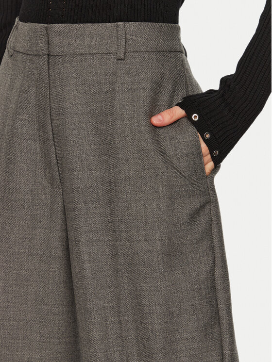 Herskind Herskind Pantaloni di tessuto Olsen 5329140 Grigio Relaxed Fit