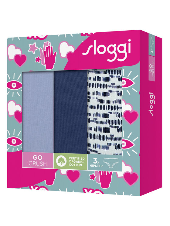Sloggi Sloggi 3 db klasszikus alsó Go Crush 10219671 Kék
