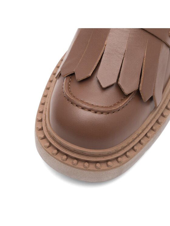Badura Badura Loafersy SINES-23FW110-V Brązowy