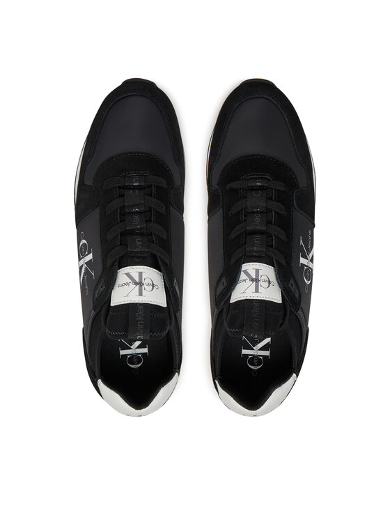 Calvin Klein Calvin Klein Αθλητικά Runner Sock Laceup Ny-Lth YM0YM00553 Μαύρο