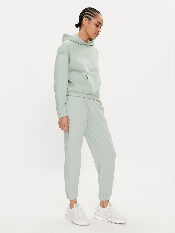 4F 4F Pulóver 4FWSS24TSWSF1057 Zöld Regular Fit