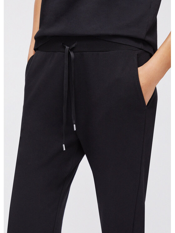 Liu Jo Liu Jo Spodnie materiałowe TA6031FS00222222 Czarny Regular Fit