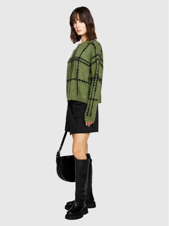 Sisley Sisley Pullover 1026L103P Grün Boxy Fit