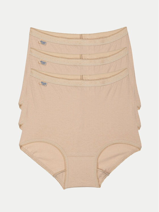 Sloggi Sloggi Klassischer Damenslip mit hoher Taille Basic 10007656 Beige