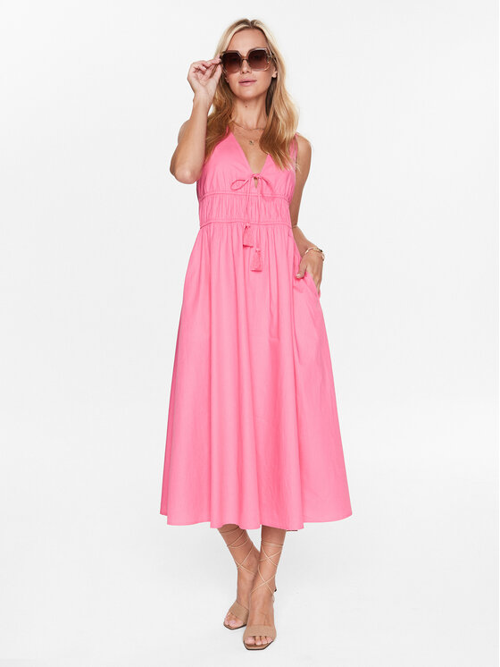 Seafolly Seafolly Sommerkleid Sunbreak Poplin 54878-DR Rosa Regular Fit