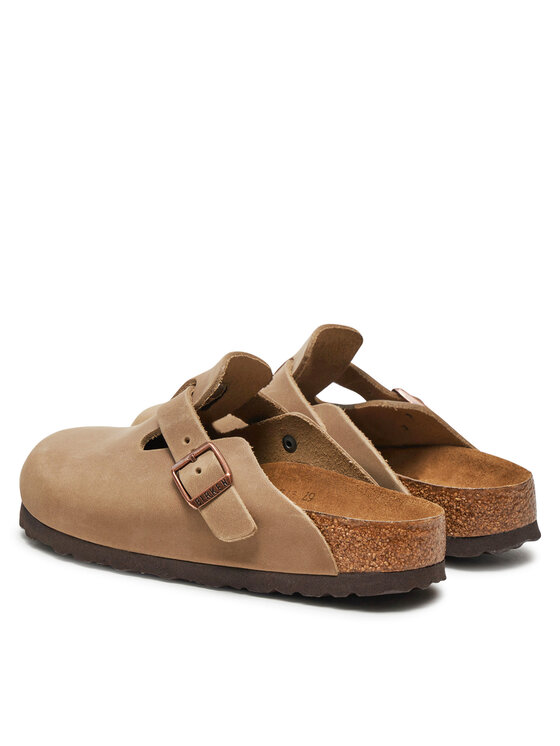 Birkenstock Birkenstock Natikači Boston zamsz 1019484 Rjava