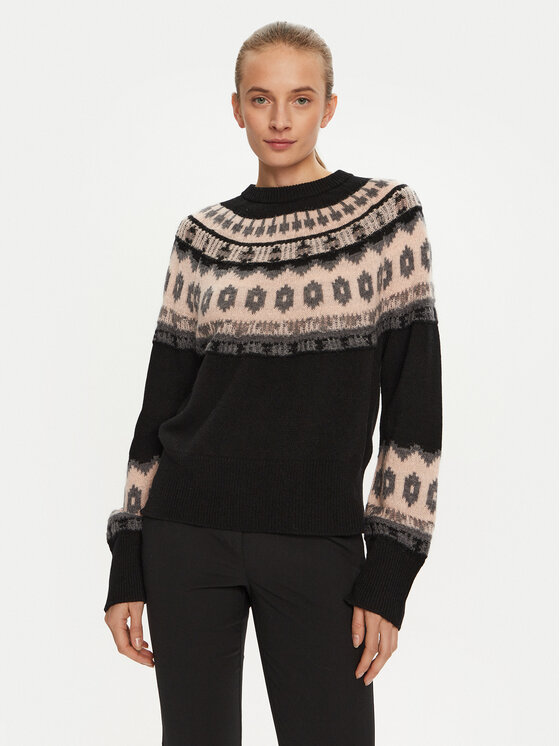 Marella Sveter Dito 2423366182 Čierna Relaxed Fit