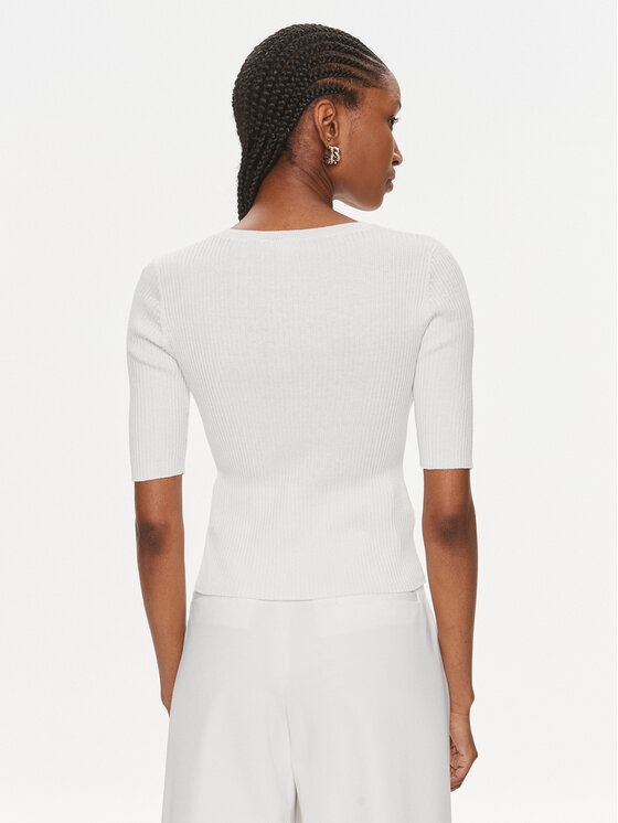 PINKO Pinko Светр Tritone 102017 A1KW Білий Slim Fit