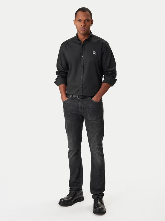 KARL LAGERFELD KARL LAGERFELD Särk 605912 561600 Must Regular Fit