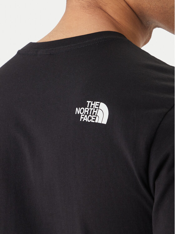 The North Face The North Face T-shirt Mountain Line NF0A8GUX Crna Regular Fit