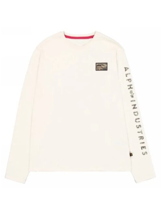 Alpha Industries Alpha Industries T-Shirt AI.156582-300 Beżowy Regular Fit