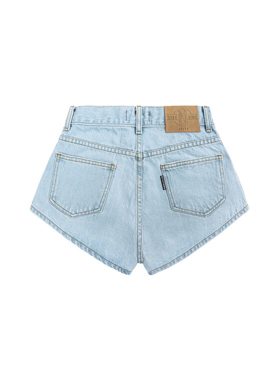 MissDenim MissDenim Szorty jeansowe High Waist Niebieski Regular Fit