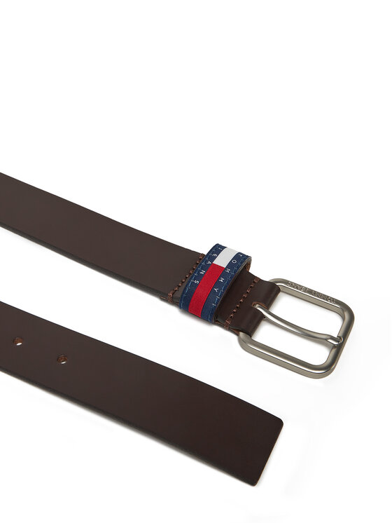 Tommy Jeans Tommy Jeans Moški pas Ryan 3.5 AM0AM13415 Rjava
