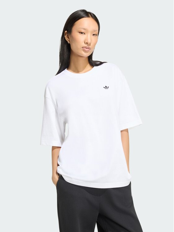 adidas adidas T-Shirt 165409 Biały Oversize