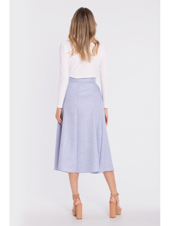 Stylove Stylove Gonna midi S430 Blu A-Line Fit