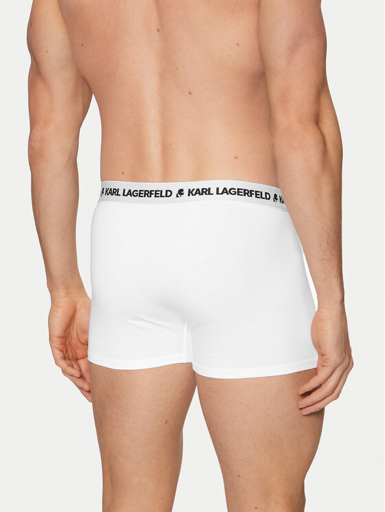 KARL LAGERFELD KARL LAGERFELD Set 3 perechi de boxeri A1M47151 Alb