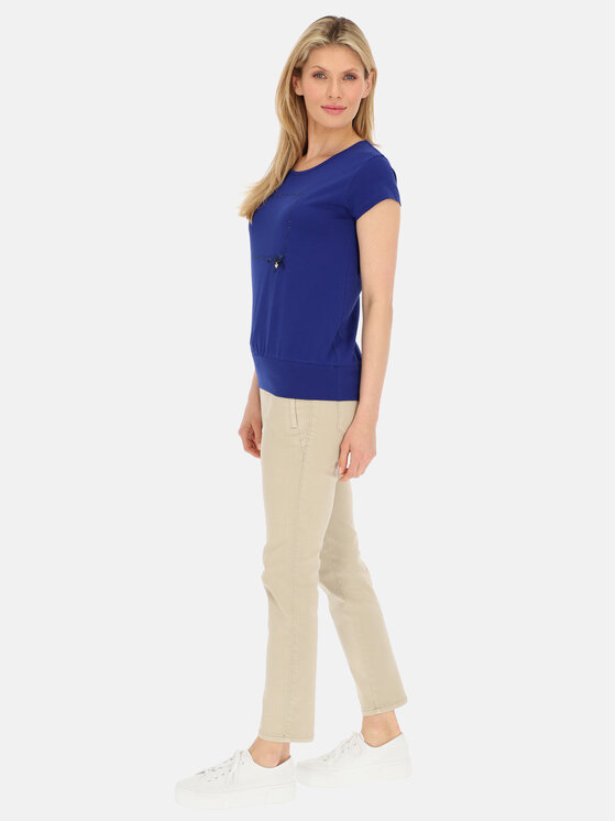 L’AF L’AF T-Shirt Lira Granatowy Regular Fit