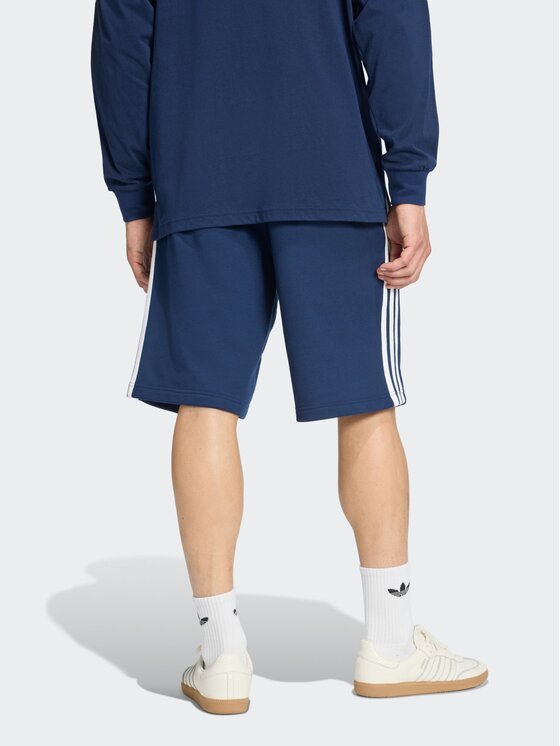 adidas adidas Szorty materiałowe 159264 Błękitny Regular Fit