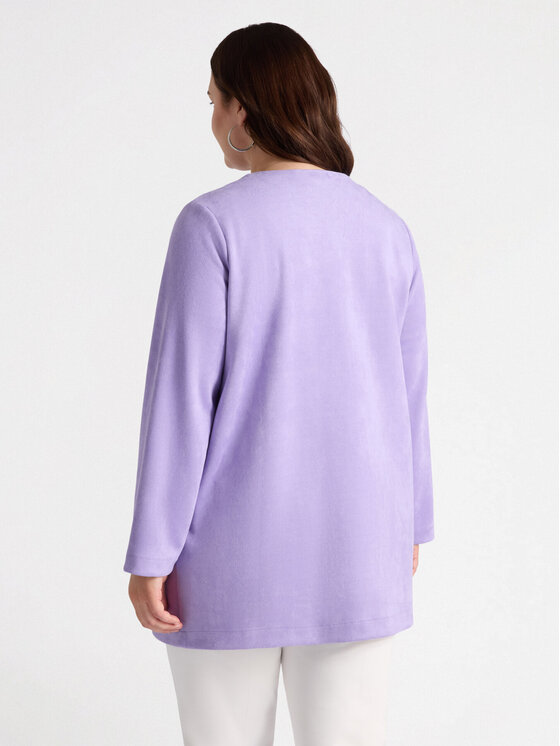 Fiorella Rubino Fiorella Rubino Cappotto invernale F416L000053N009 Viola A-Line Fit