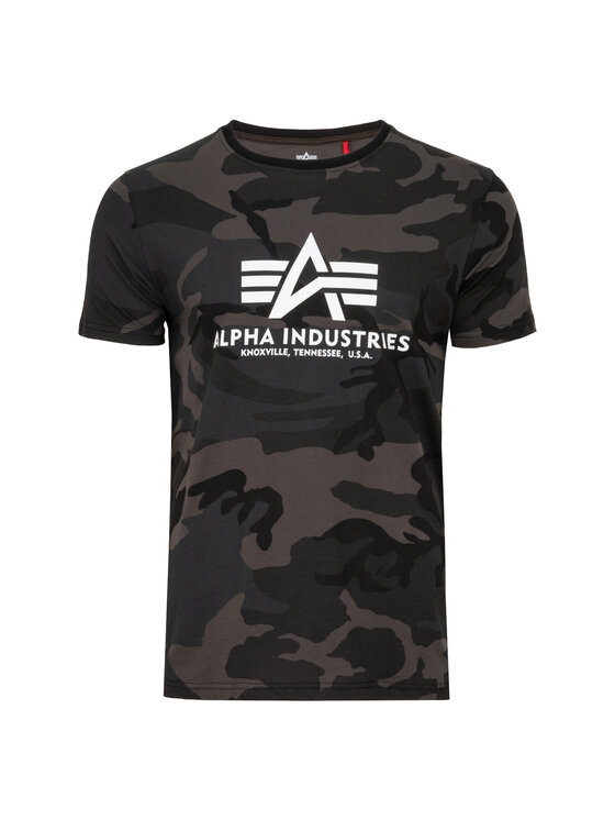 Alpha Industries Alpha Industries Tričko AI.100501C-125-3XL Čierna Basic Fit