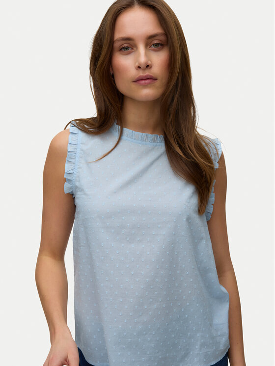 Vero Moda Vero Moda Top Trine 10342734 Helesinine Regular Fit