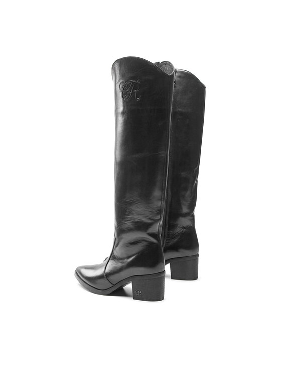 Stivali sopra il ginocchio B8355 Nero