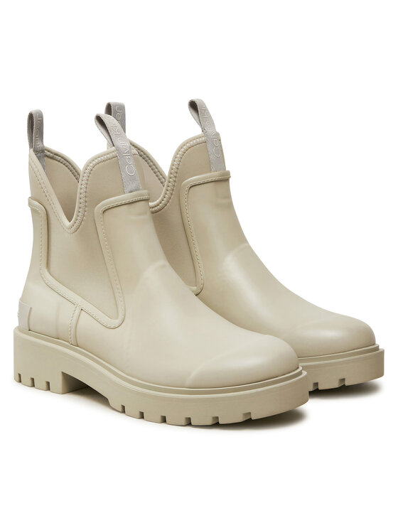 Calvin Klein Jeans Calvin Klein Jeans Kalosze Mid Rainboot Chelsea YW0YW01034 Szary