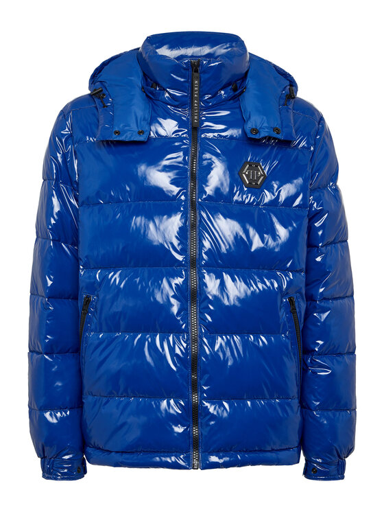 PHILIPP PLEIN PHILIPP PLEIN Giubbotto piumino 349 Celeste Regular Fit