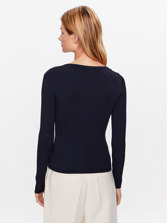 Tommy Hilfiger Tommy Hilfiger Kardigāns WW0WW38995 Tumši zils Slim Fit