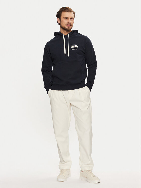 Tommy Hilfiger Tommy Hilfiger Pulóver MW0MW37462 Sötétkék Regular Fit